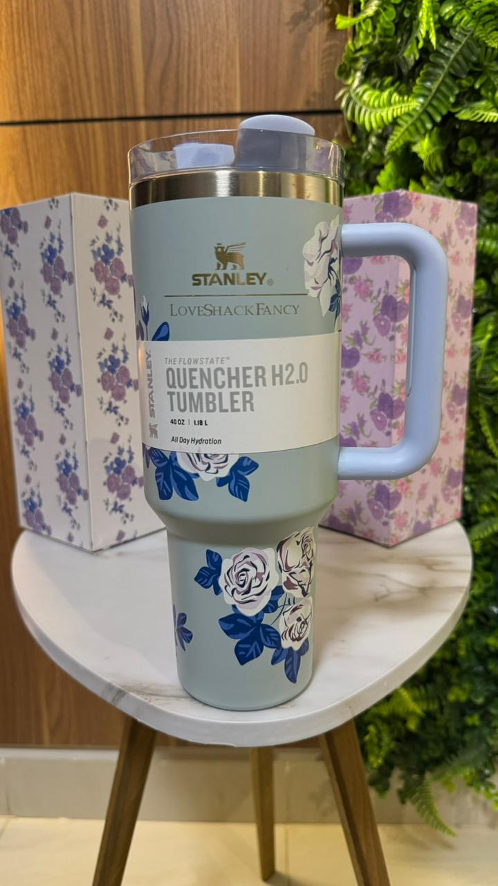 Stanley Tumbler (1200)ml - Blue Floral