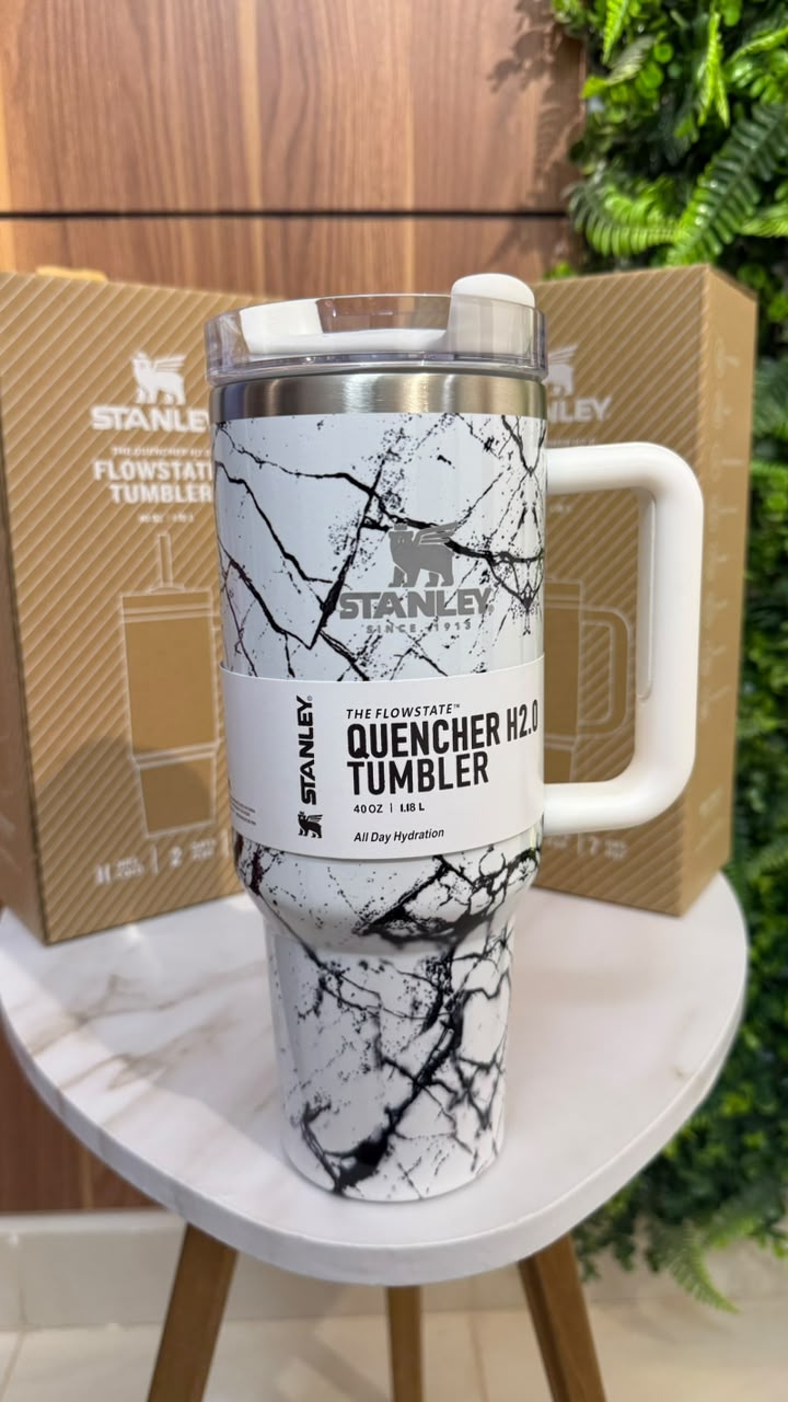 Stanley Tumbler (1200)ml – (New White Marble)