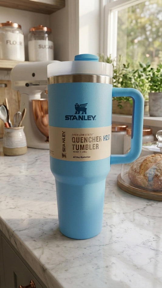 Stanley Quencher H2.0 FlowState Tumbler - 40 oz - Sky Blue