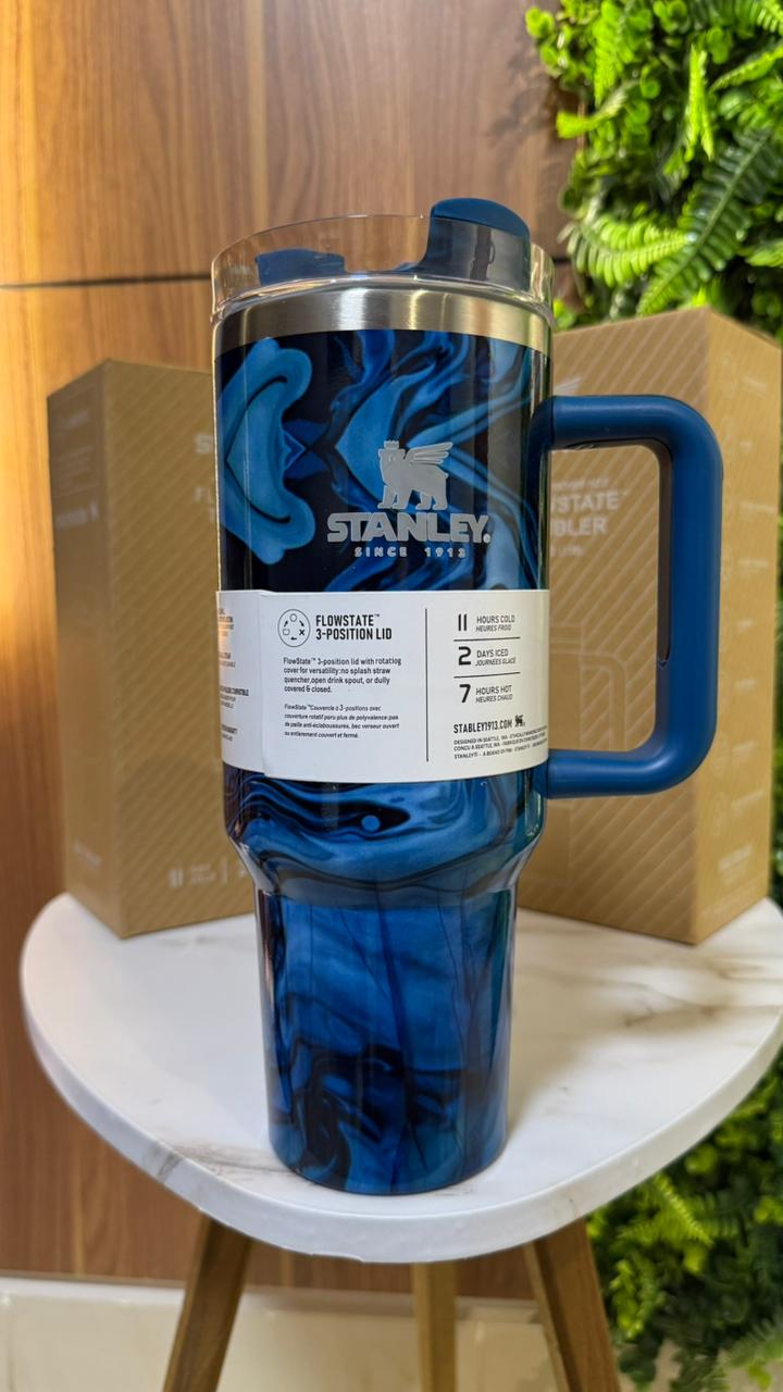 Stanley Tumbler (1200)ml -Blue Marble Swirl
