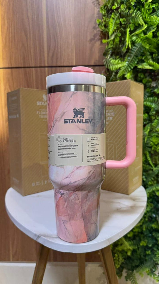 Stanley Tumbler (1200)ml -Pink Marble Swirl